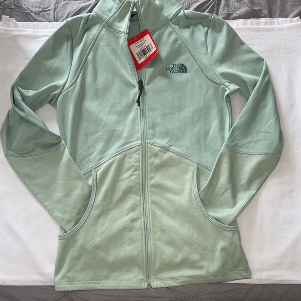 The North Face Mint Green Lightweight Full-Zip Jacket